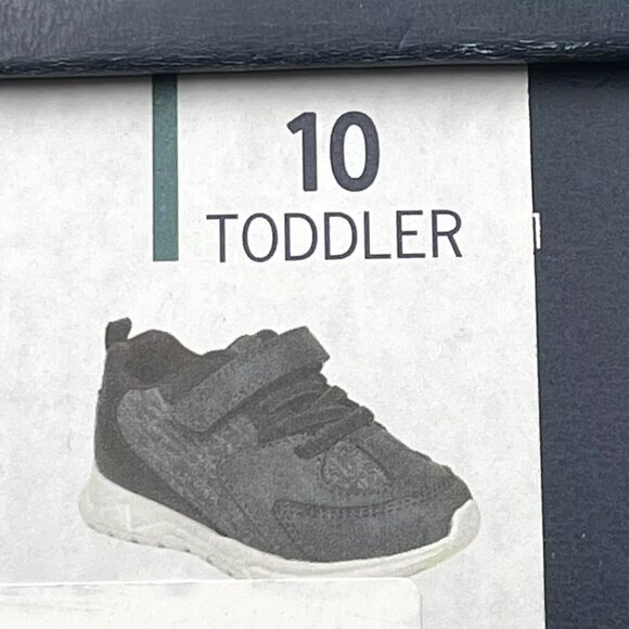 Oshkosh Toddler Boy's Slip-on Casual Sneaker Size 9-10 Gray Lightweight & Comfy - Picture 12 of 16